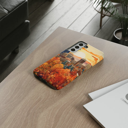 An Urban Autumn Overlook - Impact Resistant Phone Case